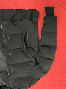 Herrjackor veste homme utomhus vinter jassen ytterkläder stor päls huva fourrure manteau down jacka coat hiver parka douedoune492