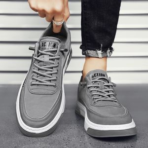 2023 män kvinnor löparskor grön svart grå ökar bekväma herrtränare utomhus sneakers storlek 39-44 color55