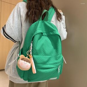 Backpack JOYPESSIE Fashion Girl Cute Waterproof Bookbag Teenagers Mochila Kawaii Schoolbag Black Rucksack Women Shoulder Bag