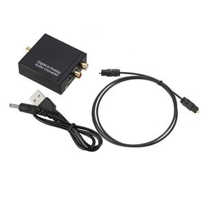 Digital to analog audio converter spdif 3.5MM digital fiber optic audio decoder coaxial to RL