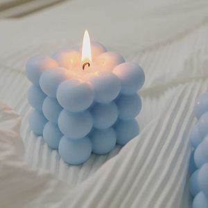 Ins estilo bolha artesanal perfumada aromaterapia cera de soja velas de aniversário de casamento festa decoração de casa