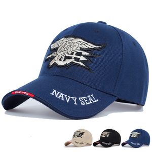Ball Caps High Quality Mens US NAVY Baseball Navy Seals Tactical Army Trucker Gorras Hat For Adult 230301