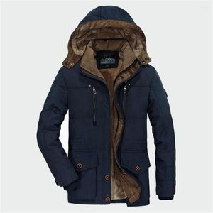 Men's Down Winter Parka Men Coats 2023 Thick Warm Jacket Cotton Hooded Outwear Top Plus Velvet Couple Coat