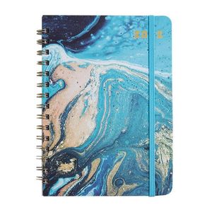 Notepads Ocean Theme A5 2023 Planner DIY Paper Notebook Daily Plan Year Calendar Times Management Skill Schedule Book For School SuppliesNot