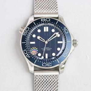Men's James Watches 42mm Top Debang 007 300m Automatisk mekanisk klocka CAL8806 Rörelse eller fabrikstillverkare Sahire Diving Wristwatch 329405