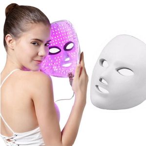 Domowa maszyna do urody 7 kolory terapia piękno foton Foton LED Maska twarzy światło pielęgnacja skóry odmłędność Zmarszcza