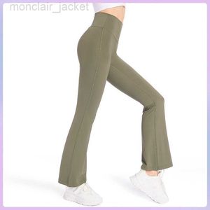 Nova 2023 Designer Lulus Lululemens Leggings Calças de Yoga Femininas Alta Elástica Secagem Rápida Cintura marca de moda Calças de Yoga Femininas