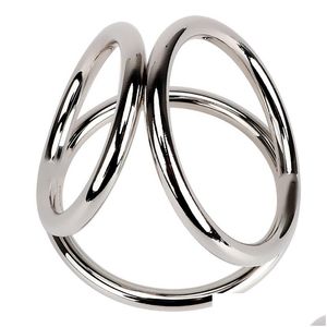 Other Health Beauty Items Delay Cockrings Stainless Steel Ball Stretcher Penis Ring Prolong Cock Metal Scrotum Erotic Toys For Men Dhzqu