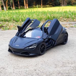 Druckguss-Modellautos 1/32 Legierung McLaren 720S Spider Automodell Sportwagen Limited Edition Metallautomodellsammlung Kindergeburtstagsgeschenk SpielzeugJ230228