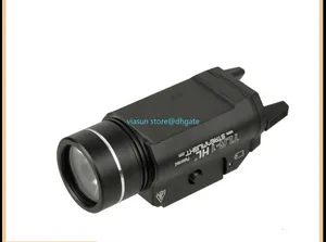 Taktik Akış Işığı P1 Ultra Tabanca Tabanca Işığı TLR-1 Silah Işığı Lanterna Meşale Tüfeği Airsoft El Feneri 1000 lümen LED Beyaz Işık