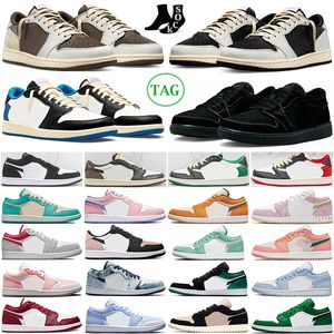 Reverse Mocha 1 Low OG Zapatillas de baloncesto Hombres Mujeres 1s Black Phantom Sail Fragment Voodoo Midnight Navy Easter Mighty Swooshers Taxi Zapatillas de deporte para hombre Zapatillas deportivas