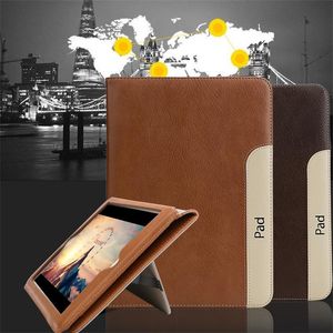 Fall omslagshölje för iPad 10.2 7th Air 3 Mini 5 Pro 10.5 11 12.9 9.7 Case Trifold Smart Case Cover med pennahållare Auto