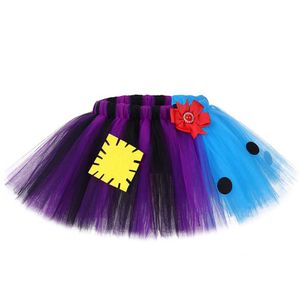 Gonne Nightmare Christmas Sally Neonate Gonna Tutu Fluffy Girls Gonna in tulle Tutu Costume da festa di Halloween per bambini Ragazze Gonne 1-14 T230301