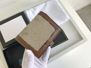 Bolsa de moedas de estilo de moda nova mulher bolsas de couro lady couro clássico bolsa de carteiras de carteira com caixa de pó de caixa #8888999 M1