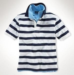 New pattern 2023 Polo men's Polo T-Shirt Classic Pinstripe Tourism and leisure Short Sleeve 100% Cotton