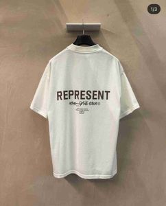 Men's T-Shirts 2023 Coffee Slogan Letter Print Short Sleeve INS High Street Fashion Loose Couple Tee T230302