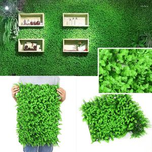 Decorative Flowers Artificial Plant Turf 40 60cm Plastic Fake Grass Carpets DIY Micro Landscape Wall Backdrop Home Garden Decoration Green