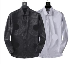 Luxurys Tasarımcıları Erkek İş Günlükleri gömlek erkekler uzun kollu çizgili dar kesim masculina şarap sosyal erkek T-Shirt moda kontrol M-4XL#093