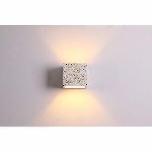 Wall Lamps Nordic Water Mill Stone Lamp Staircase TV Background Decor Lights Bathroom Bedroom Bedside Marble LightWall