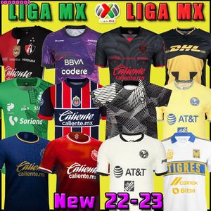 22 23 Club America Cruz Azul Soccer Jersey 2022 2023 Guadalajara Chivas Tijuana Unam Tigres Atlas Home Away Thirid Liga Football Shirts CF Pachuca Mexico Monterrey