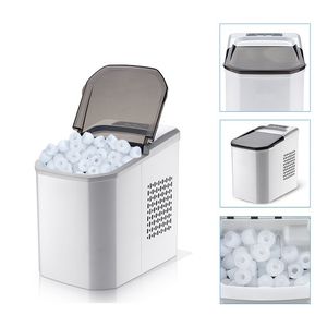 Barware tezgah buz üreticisi taşınabilir ev tezgahı buz makineleri homeuse portable tezgah üstü otomatik buz kovaları ve soğutucular yapım makinesi