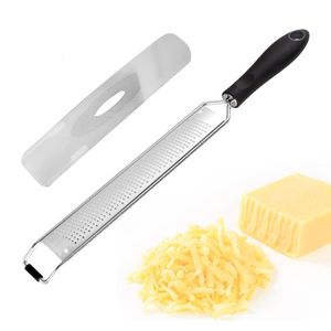 Cheese Tools Manico Antiscivolo Macina Rettangolare In Acciaio Inossidabile Grattugia Cioccolato Limone Frutta 230302