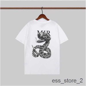 인쇄 된 여성 아미리 패션 티셔츠 티 디자이너 Amiriiness 여름 탑 테인 테스 남성 T Man T Quality Cotton Shirts Casual Short Sleeve Luxury Hip Hop 9 F872