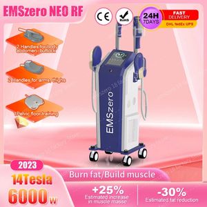 Other Body Sculpting & Slimming EMS 14 TESLA 6000W NEW Upgrade Plus Roller Nova Emszero Machine 5 Handels Rf body sculpting muscle stimulator Home Appliances