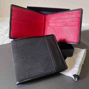 Luxury Designer Mens Wallet Coin universal style Short Wallets Real Leather Men Money Purse Anti-theft Card Holder Men Gifts