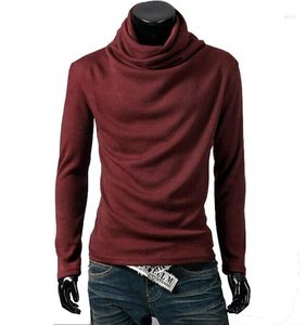 Mens T Shirts 2023 Men Heap Explosion Models Fashion Bottoming Shirt Pure Color Long Sleeve Male T-shirt