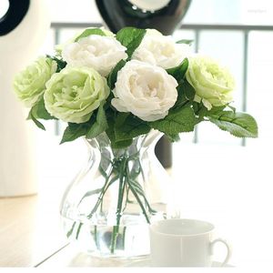 Flores decorativas 1 PCs Night Rose Artificial Flower Sales Decoração de casa por atacado Decoração de casamento Tabletop