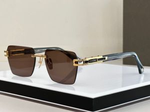 Gold Brown Square Sunglasses Meta Evo One Men Fashion Sporty Sun Glasses Designers Sunglasses Shades Occhiali da sole UV400 Protection Eyewear with Box