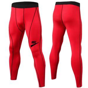 Herren-Trainingshose, Laufhose, Fitnessstudio, Leggings, Strumpfhosen für Männer, Yoga-Hose, Kompressions-Trainingshose für Männer, Marken-Logo-Druck