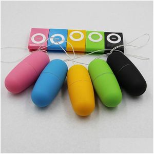 Andra hälsoskönhetsartiklar 20 Hastigheter Vattentät MP3 Remote Control Vibrating Jump Egg Wireless Vibrator Toys for Women Drop Delivery DHCDW