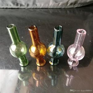 Coperchio paranco colorato, tubo di vetro all'ingrosso, accessori per tubi di fumo