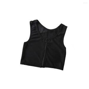 Frauen Shapers Tank Top Brust Shaper Weste Hemd Elastische Unterwäsche Stärken Verband Verstärkte Kurze Atmungsaktive Kleidung Frauen