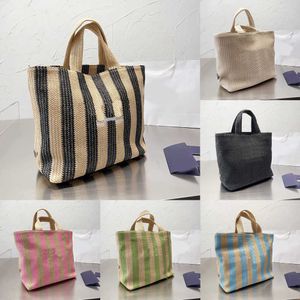 Dokuma Plaj Tote Çanta Kadın Tasarımcı Çantalar Crossbody Yüksek Kapasite Omuz Çantaları Lüks Çanta Debriyajı Kadın Çok yönlü taşınabilir yaz alışveriş çantası