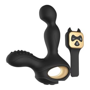 Inne poglądy na zdrowie 360 ​​Rotacja Anal Anal Vibrator ogrzewanie prostaty Mas Toys dla mężczyzn wtyczka