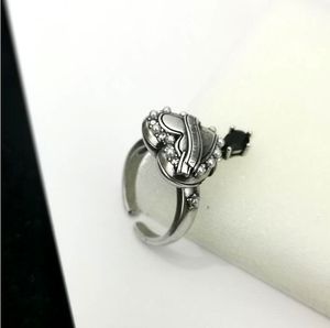 New style With Side Stones Openable box rings Skull Skeleton Charm Open Ring For Women Men Party wedding lovers engagement Punk Jewelry Gifts RM-165