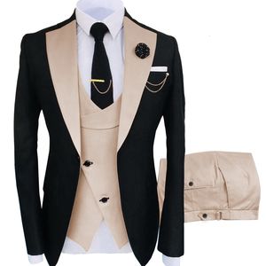 Мужские костюмы Blazers Suit Men's 3 Piece Fit Costum