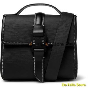 Evening Bags 1017-ALYX-9SM Backpacks Metal safety buckle Thread ALYX Leather bag studio Good Quality Version Bags Men Women Back Attached bag T230302