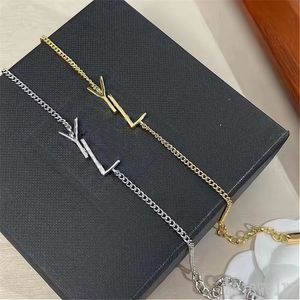 Fine luxury mens charms designer bracelet for teen girls trendy tiktok pulsera adjustable buckle gold silver plated thin chain Jewelry women bracelets ZB018 E23