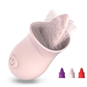Diğer Sağlık Güzellik Ürünleri Yumuşak Dil Yalanma Vibratör G Spot Klitoral Stimator Mini Klitoris Oyuncaklar Kadınlar Şarj Edilebilir Meme Dönüşü Dhpab