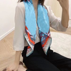 2023 fashion designer woman Silk Scarf Letter Headband Brand Headscarf Accessories Activity Gift 90cm and 90cm
