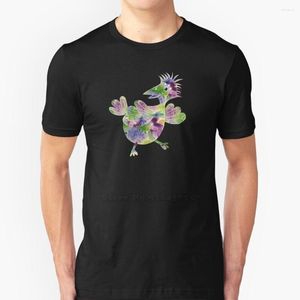 Men's T Shirts " Chirpy | The Quirky Bird Hip Hop T-Shirt Cotton Tshirts Men Tee Tops Happy Bright