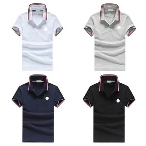 designer French brand mens polo luxury men s polo shirt sport summer women trend pure breathable size S/M/L/XL/XXL/XXXL Color Pink Black White Dark Grey