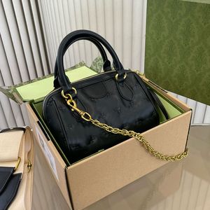 Cuscino Boston Borse Borsa a tracolla Trapuntatura Catena Shopping Spalla Borse ascellari Borse donna Hobo Borsa a mano Borsa Alfabeto moda Cinturino rimovibile