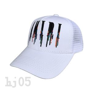 Cappello di design traspirante dietro berretto da baseball in rete materiale di cotone ricamo hiphop stampa casquette lettera multi colori cappello di lusso moda unisex PJ032 C23