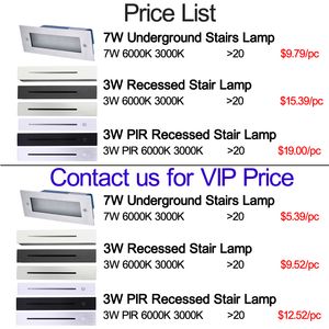 Outdoor 7W LED Underground Light Fixture Step/Stairs Buried Lamp Waterproof Landscape Pathway White Courtyards Stairs Corners Villas crestech
