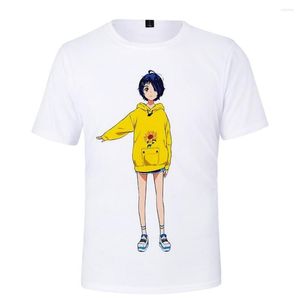 Мужские рубашки T 2023 Wonder Egg Prisery Shirt Front Fashion Hip Hop Tshir